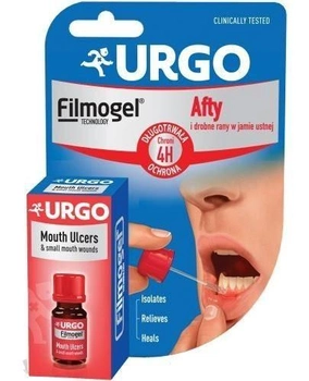 Гель для ротової порожнини Urgo Filmogel при афтах та дрібних ранках у роті, 6 мл
