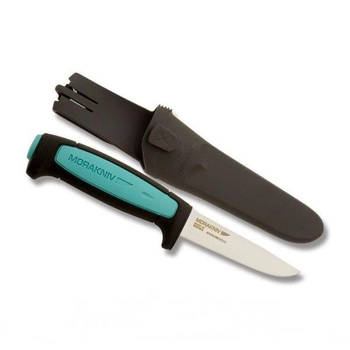 Нож Morakniv Flex нержавеющая сталь резиновая ручка с светло-синей вставкой (MOR-39480)