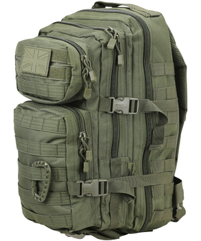 Рюкзак тактический Kombat UK Hex-Stop Small Molle Assault 28L Олива (KB-HSSMAP-OLGR)