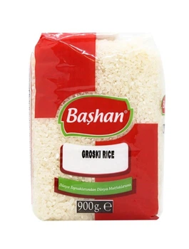 Рис Bashan Grosky Rice круглозернистый 900г