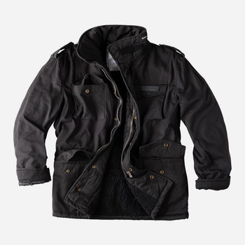 Тактична куртка Surplus Paratrooper Winter Jacket 20-4501-03 2XL Чорна (2000980545858)