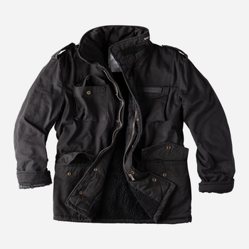 Тактическая куртка Surplus Paratrooper Winter Jacket 20-4501-03 L Черная (2000980545865)