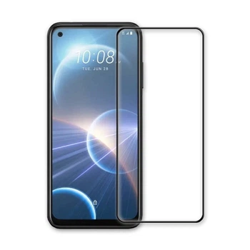 Защитное стекло LUX для HTC Desire 22 Pro черный Full Сover Full Glue 0,3 мм