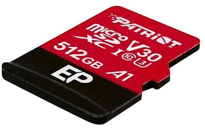 Patriot EP Pro microSDXC 512GB UHS-I A1 U3 V30 + adapter (PEF512GEP31MCX)