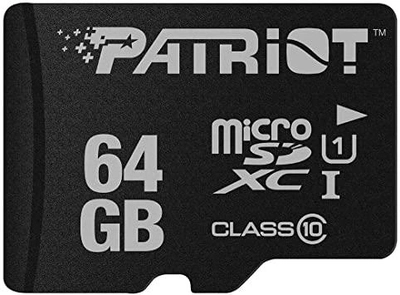Patriot serii LX microSDXC 64 GB klasa 10 UHS-I U1 (PSF64GMDC10)