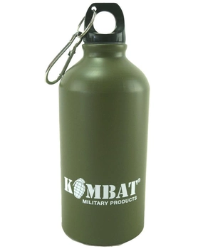 Фляга алюмінієва KOMBAT UK Aluminium Water Bottle, оливковий, 500ml