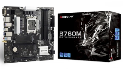 Материнська плата Biostar b760mz-e pro (s-1700, b760, ddr5)