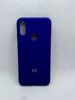 Чехол Silicone Cover Full для Xiaomi Redmi Note 7 Темно-фиолетовый