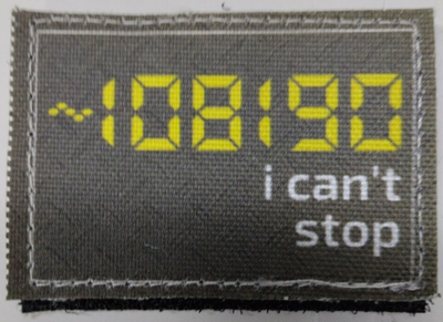 Шеврони "108190 i cant stop" принт розмір (5*7)