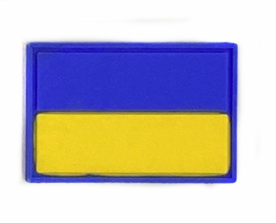 Шеврони "прапор України 4*3 mini " гумовий