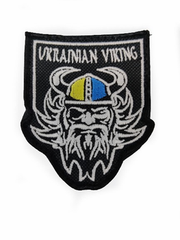 Шеврони Щиток "Ukrainian Viking" з вишивкою