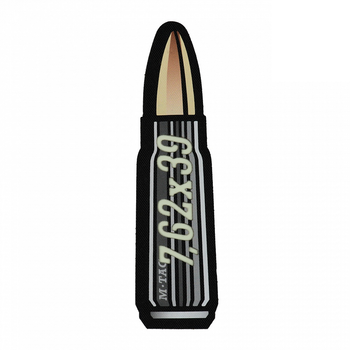 M-Tac нашивка 7,62x39 Ammo Black/GID