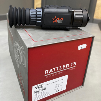 Тепловізійний приціл AGM Rattler TS25-256 + планка HM-THUNDER-R, 1250 м, 25 мм, Wi-Fi, стадіометричний далекомір