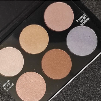 Палетка хайлайтеров Marco By Design 6 Shade Highlighter 30 гр.