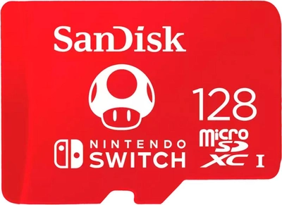 SanDisk Nintendo Switch microSDXC 128GB UHS-I V30 (SDSQXAO-128G-GNCZN)