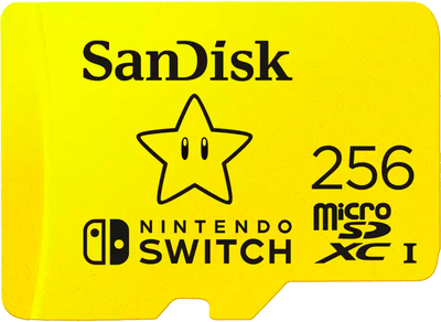 SanDisk Nintendo Switch microSDXC 256 GB UHS-I V30 (SDSQXAO-256G-GNCZN)