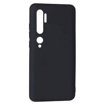 Чехол с покрытием Soft Touch TPU для Xiaomi Mi Note 10, черный