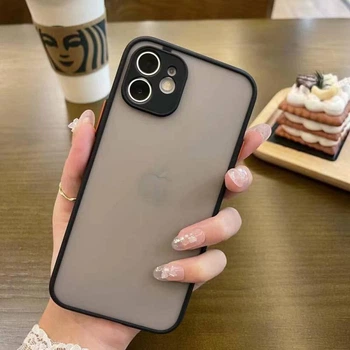 Чехол матовый TPU Plastic для Samsung M52, черный