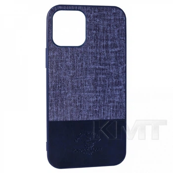 Чохол Polo Virtuoso Leather Case для iPhone 13 6.1" Темно-синій