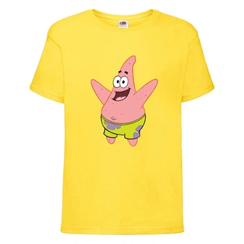 Футболка детская Спанч Боб 22 (Sponge Bob) желтая 128 см