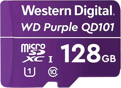 Western Digital Purple SC QD101 microSDXC 128 GB klasa 10 (WDD128G1P0C)
