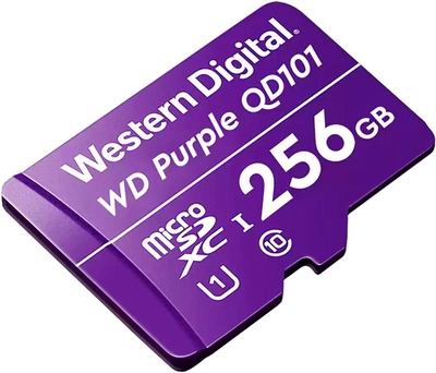 Western Digital Purple SC QD101 microSDXC 256 GB klasa 10 (WDD256G1P0C)