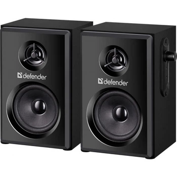 Акустическая система 2.0 Defender SPK-270 10Вт USB 3.5 мм mini-jack деревянные Black (65270)