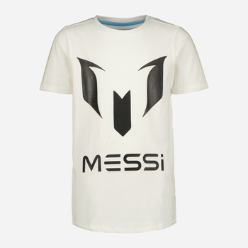 Koszulka młodzieżowa chłopięca Messi C099KBN30001 164 cm Biała (8720386951834)