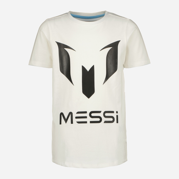 Koszulka chłopięca Messi C099KBN30001 128 cm Biała (8720386951803)