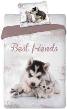 Комплект постельного белья Faro 160x200 см Best Friends 002 (15889)