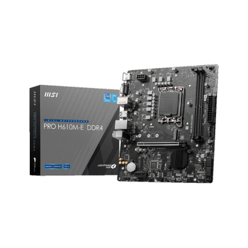 Материнська плата msi pro h610m-e ddr4