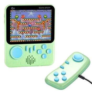 Портативная игровая ретро приставка Dendy Nintendo 8 bit консоль G7 зеленый