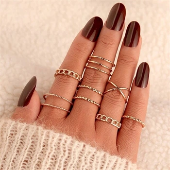 Набор колец из нержавеющей стали Rings Party FN0180746-1 (ZL0000746-1) 154