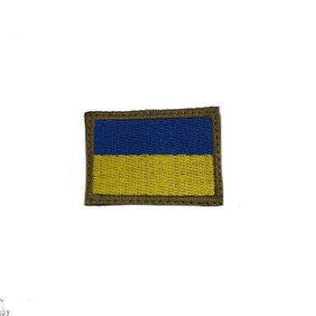 Шеврон на липучке ЗСУ сине желтый Флаг