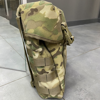 Тактичний підсумок-рюкзак сухарний з Моллі, Мультикам, сумка сухарна тактична, сумка сухарка армійська