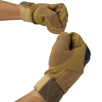 Тактичні рукавиці розмір L койот