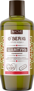 Шампунь-масло O'Berig Яично-пантеноловый с 5 маслами для поврежденных волос 500 мл (4820197006212)