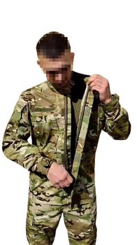Тактическая военная форма, комплект китель + штаны, мультикам, размер 48