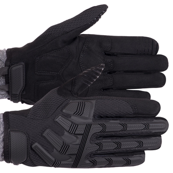 Перчатки тактические с закрытыми пальцами Military Rangers BC-9875 размер: M Цвет: Черный