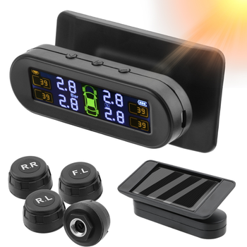 Система контроля давления в шинах автомобиля TPMS Vehemo Solar 4A