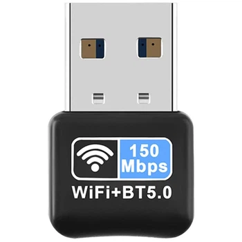 Однодіапазонний Wi-Fi/Bluetooth USB‑адаптер U&P WB303 150M Black (SHT-WB303-BK)