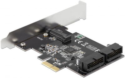 Delock Karta rozszerzeń PCI-Express 2 x USB 3.0 z listwą pinową (90387)