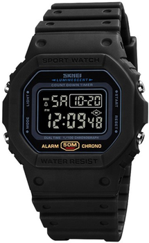 Мужские часы Skmei 1628BKBK black-black