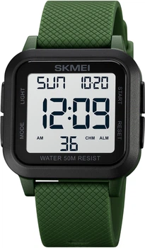 Мужские часы Skmei 1894AGWT army green-white