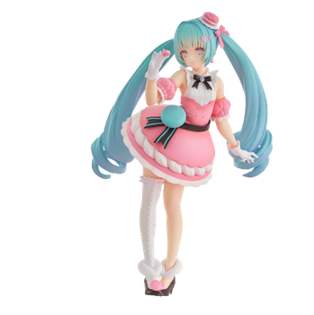 Фигурка FuRyu Sweet Sweets Мику Хацунэ Hatsune Miku Macaron 23 см (E6E305EFAE0B)