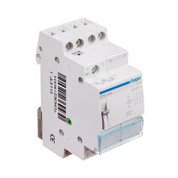 Імпульсне реле Hager EPN546 1НЗ +3НВ 16А Uупр =230V~ АС / 110VDC