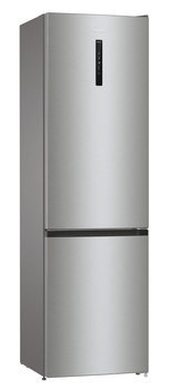 Холодильник з нижньою морозильною камерою Gorenje, 200х60х60см, 2 двері, 235(96)л, А++, Total NF (NRK6202AXL4)