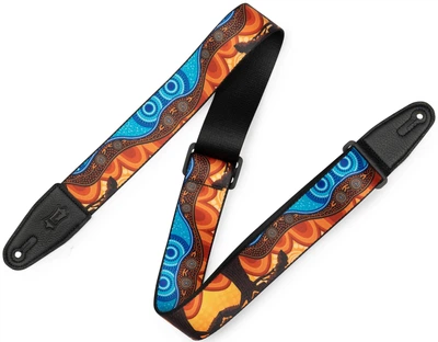 Гитарный ремень LEVY'S MP2DU-003 2″ Down Under Series Poly Guitar Strap — Landscape