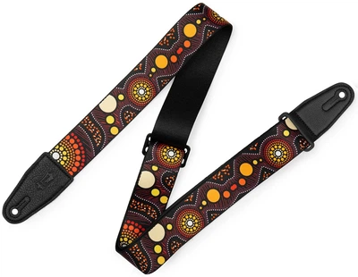 Гитарный ремень LEVY'S MP2DU-002 2″ Down Under Series Poly Guitar Strap — Sunset