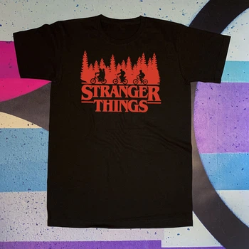 Футболка черная LOYS Stranger Things XL